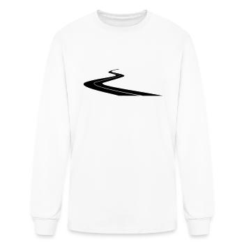 Open road - Men's Long Sleeve T-Shirt - white - Front
