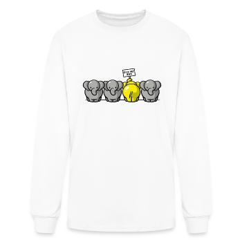 dare to be different - Men's Long Sleeve T-Shirt - white - Front