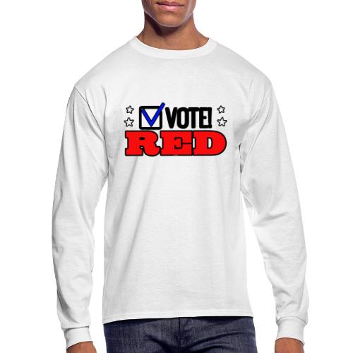 VOTE RED - Men's Long Sleeve T-Shirt