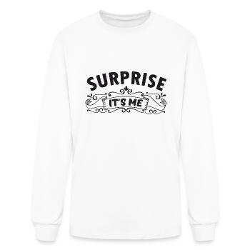 Surprise it s me - Men's Long Sleeve T-Shirt - white - Front