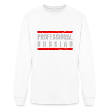 Professional Russian - Men's Long Sleeve T-Shirt - white - Front