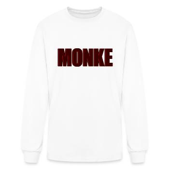 MONKE - Men's Long Sleeve T-Shirt - white - Front