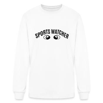 Sports Watcher - Men's Long Sleeve T-Shirt - white - Front