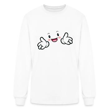 Cute hug - Men's Long Sleeve T-Shirt - white - Front