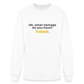 What Damage Do You Have? Talent - Austrian GP 2021 - Men's Long Sleeve T-Shirt - white - Front
