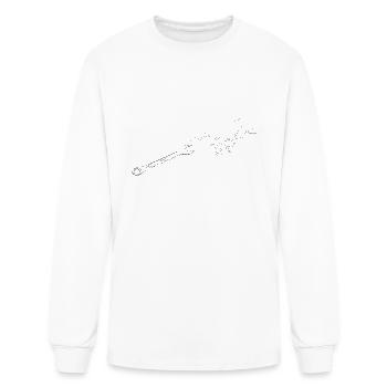 The creation of the 10mm wrench - Men's Long Sleeve T-Shirt - white - Front