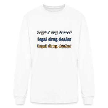 Legal Drug Dealer pharmacist - Men's Long Sleeve T-Shirt - white - Front