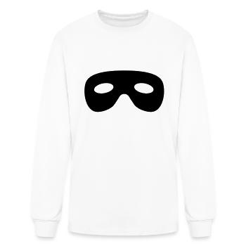 mask Bandit - Men's Long Sleeve T-Shirt - white - Front