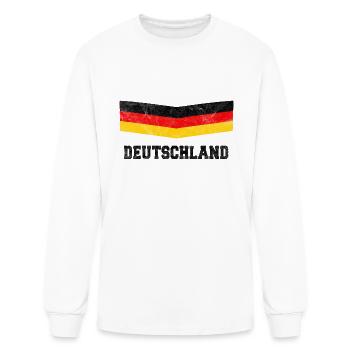 Germany Flag Vintage German Flag Deutschland - Men's Long Sleeve T-Shirt - white - Front