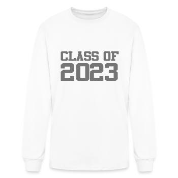 Class of 2023 High School Senior Graduation Gift - Men's Long Sleeve T-Shirt - white - Front