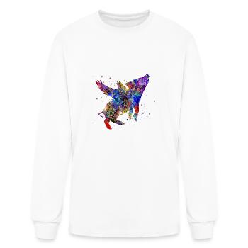 Flying Pig, pig, when the pigs fly - Men's Long Sleeve T-Shirt - white - Front