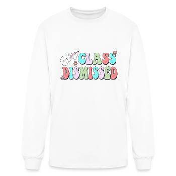 Class dismissed - Men's Long Sleeve T-Shirt - white - Front