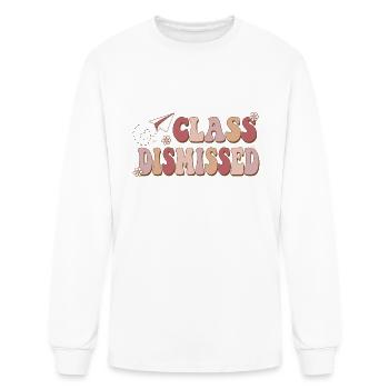 Class dismissed - Men's Long Sleeve T-Shirt - white - Front
