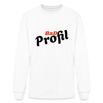 Bad Profil - Men's Long Sleeve T-Shirt - white - Front