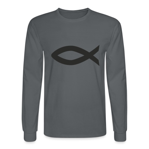 Christian fish symbol - Men's Long Sleeve T-Shirt