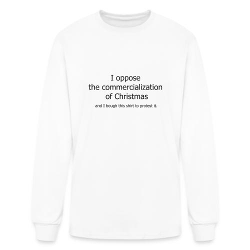 Christmas Commercialization Ladies T - Men's Long Sleeve T-Shirt