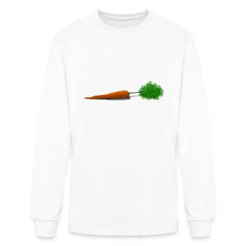 carrot - Men's Long Sleeve T-Shirt - white - Front