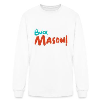 BUCK MASON - Men's Long Sleeve T-Shirt - white - Front