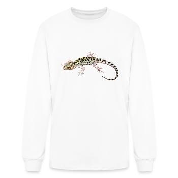 Artsy Lizard 🦎 - Men's Long Sleeve T-Shirt - white - Front