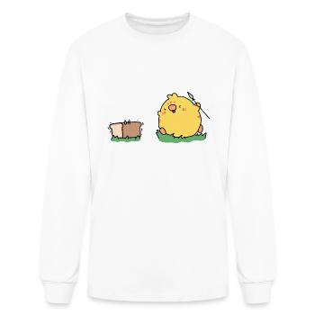Bread Hunting - Men's Long Sleeve T-Shirt - white - Front