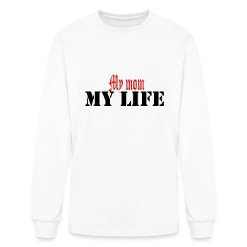 Mother's love design - Men's Long Sleeve T-Shirt - white - Front