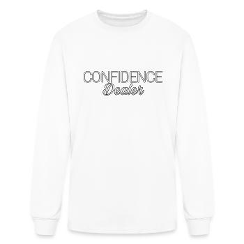 Confidence Dealer - Men's Long Sleeve T-Shirt - white - Front