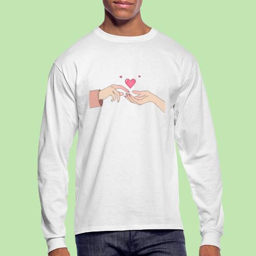 Valentine’s Touch - Men's Long Sleeve T-Shirt