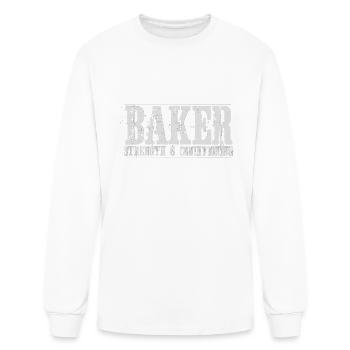 Baker - Men's Long Sleeve T-Shirt - white - Front