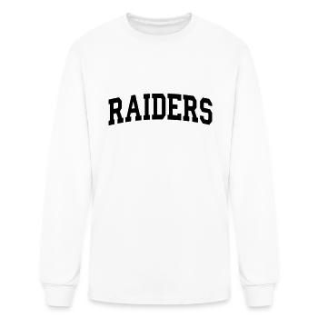 Raiders-block - Men's Long Sleeve T-Shirt - white - Front
