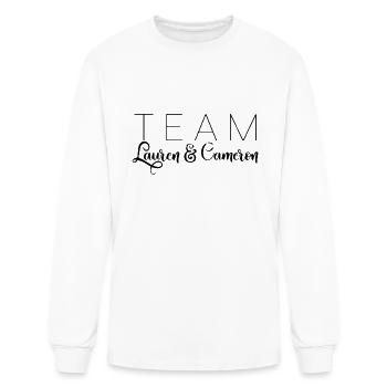 Team Lauren Cameron - Men's Long Sleeve T-Shirt - white - Front