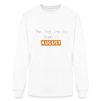 The Best People Born In August - Men's Long Sleeve T-Shirt - white - Front