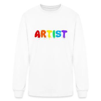 Funny Artist Art Men Women Kids Artsy Drawing - Men's Long Sleeve T-Shirt - white - Front