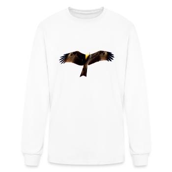 kite design|| Lovely Design||Royal Bird|| Kite || - Men's Long Sleeve T-Shirt - white - Front
