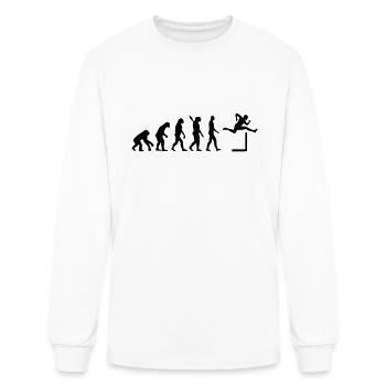 Hurdles - Men's Long Sleeve T-Shirt - white - Front