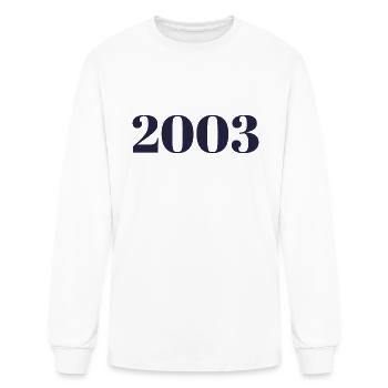 2003 - Men's Long Sleeve T-Shirt - white - Front