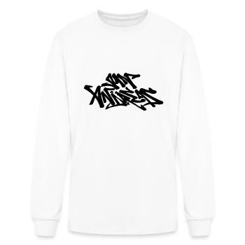 San Andreas Custom Typography - Men's Long Sleeve T-Shirt - white - Front
