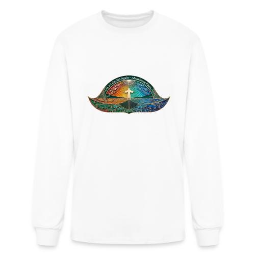 Easter Cast the Net Again T Shirt, abundance Gift - Men's Long Sleeve T-Shirt