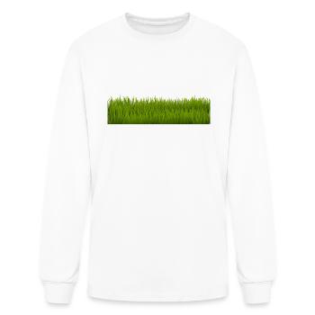 Grass 1 - Men's Long Sleeve T-Shirt - white - Front