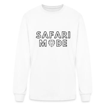 safari mode - Men's Long Sleeve T-Shirt - white - Front