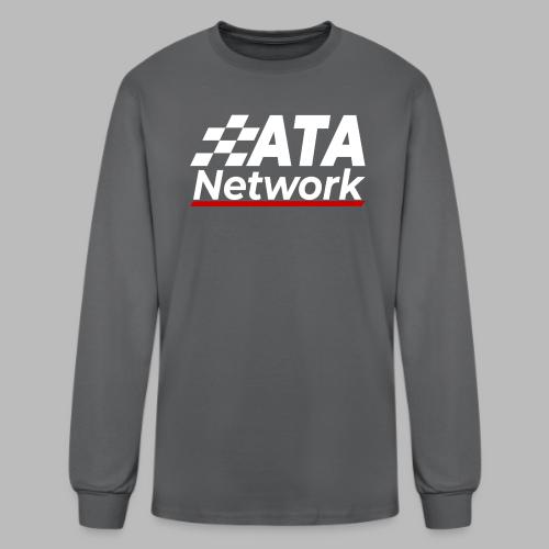 ATA Network Light Logo Vertical - Men's Long Sleeve T-Shirt