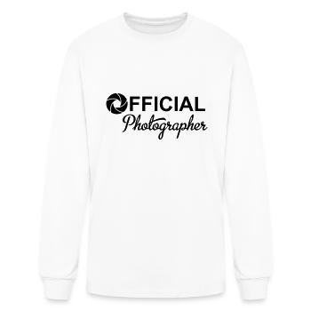 photographer - Men's Long Sleeve T-Shirt - white - Front