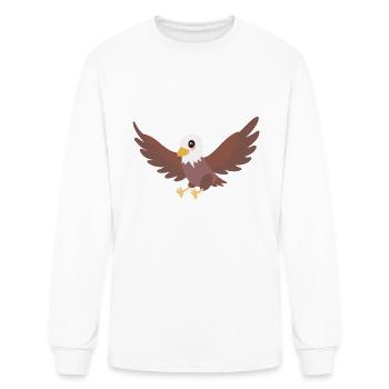 Eagle - Men's Long Sleeve T-Shirt - white - Front