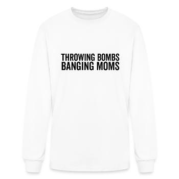 Throwing Bombs Banging Bombs - Men's Long Sleeve T-Shirt - white - Front