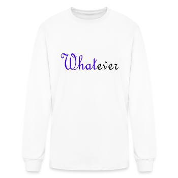 Whatever blue - Men's Long Sleeve T-Shirt - white - Front