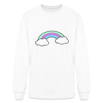 Pastels In The Clouds - Men's Long Sleeve T-Shirt - white - Front