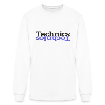 Technics White - Men's Long Sleeve T-Shirt - white - Front