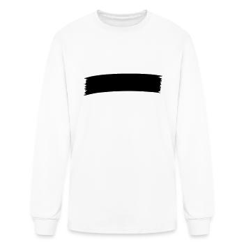 Paint banner - Men's Long Sleeve T-Shirt - white - Front