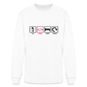 Programming Design For Programmer - Men's Long Sleeve T-Shirt - white - Front