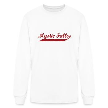 Mystic Falls - Men's Long Sleeve T-Shirt - white - Front