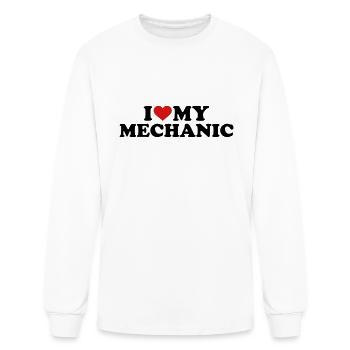Mechanic - Men's Long Sleeve T-Shirt - white - Front